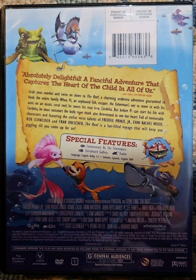The Reef (DVD, 2006) New Sealed