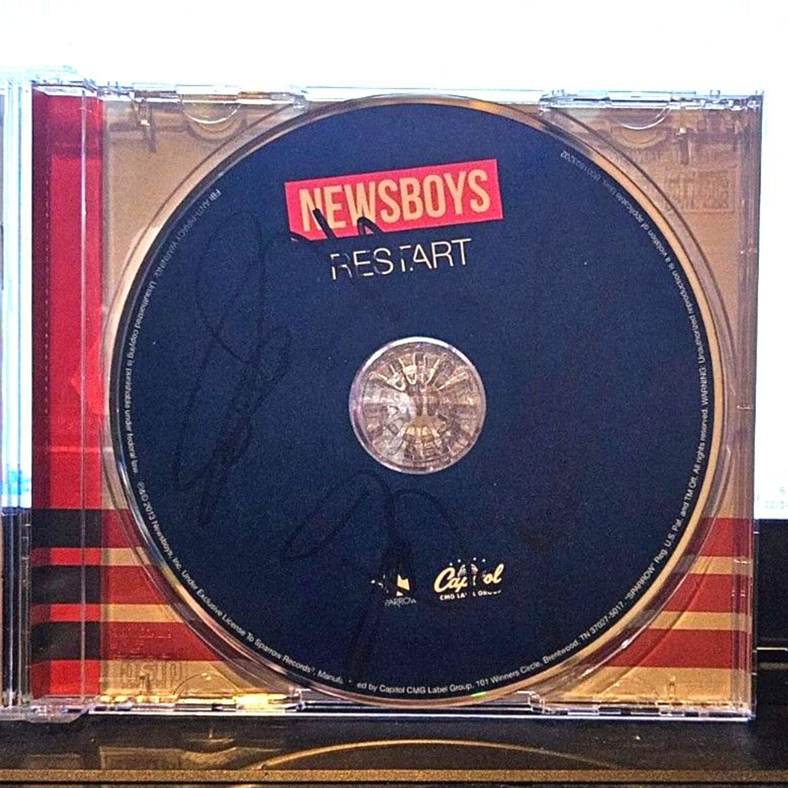 Newsboys Restart (CD) Autographed