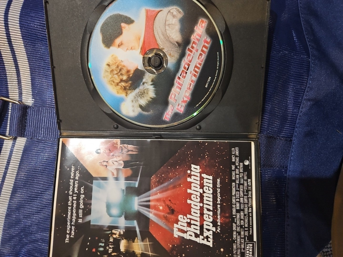 Philadelphia Experiment (DVD, 1984) Tested slim case, Cropped artwork.