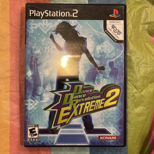 Dance Dance Revolution Extreme 2 (PS2) Manual. Tested.