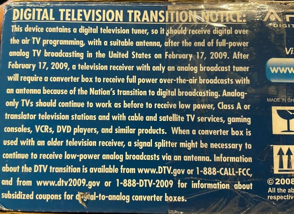 Apex DT205A Digital Converter Box -- OPEN BOX