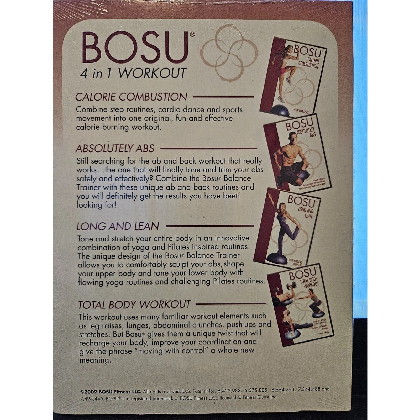 Bosu 4 in 1 Workout (DVD) Brand New Sealed