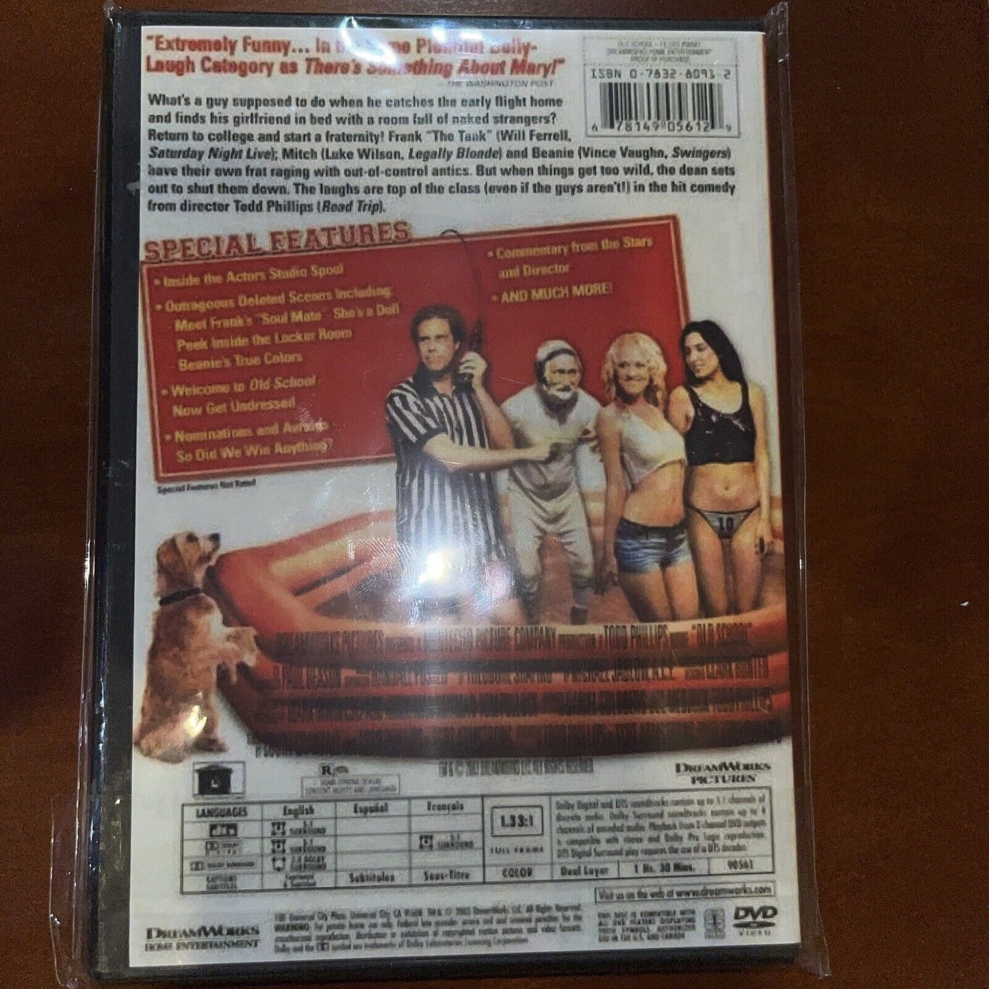 Old School (DVD, 2003, Full Frame Un-Rated Version)