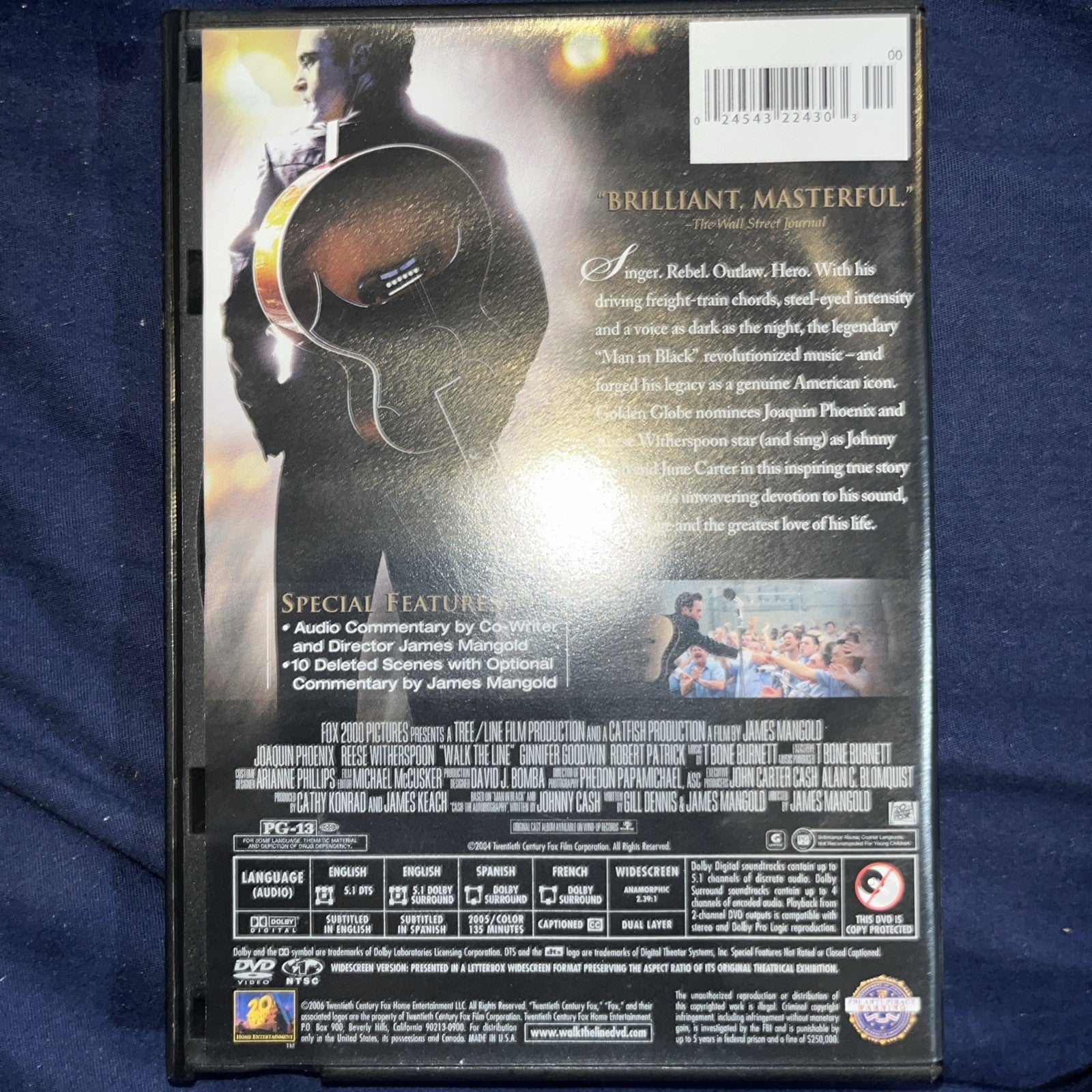 Walk The Line (2006 DVD) Widescreen