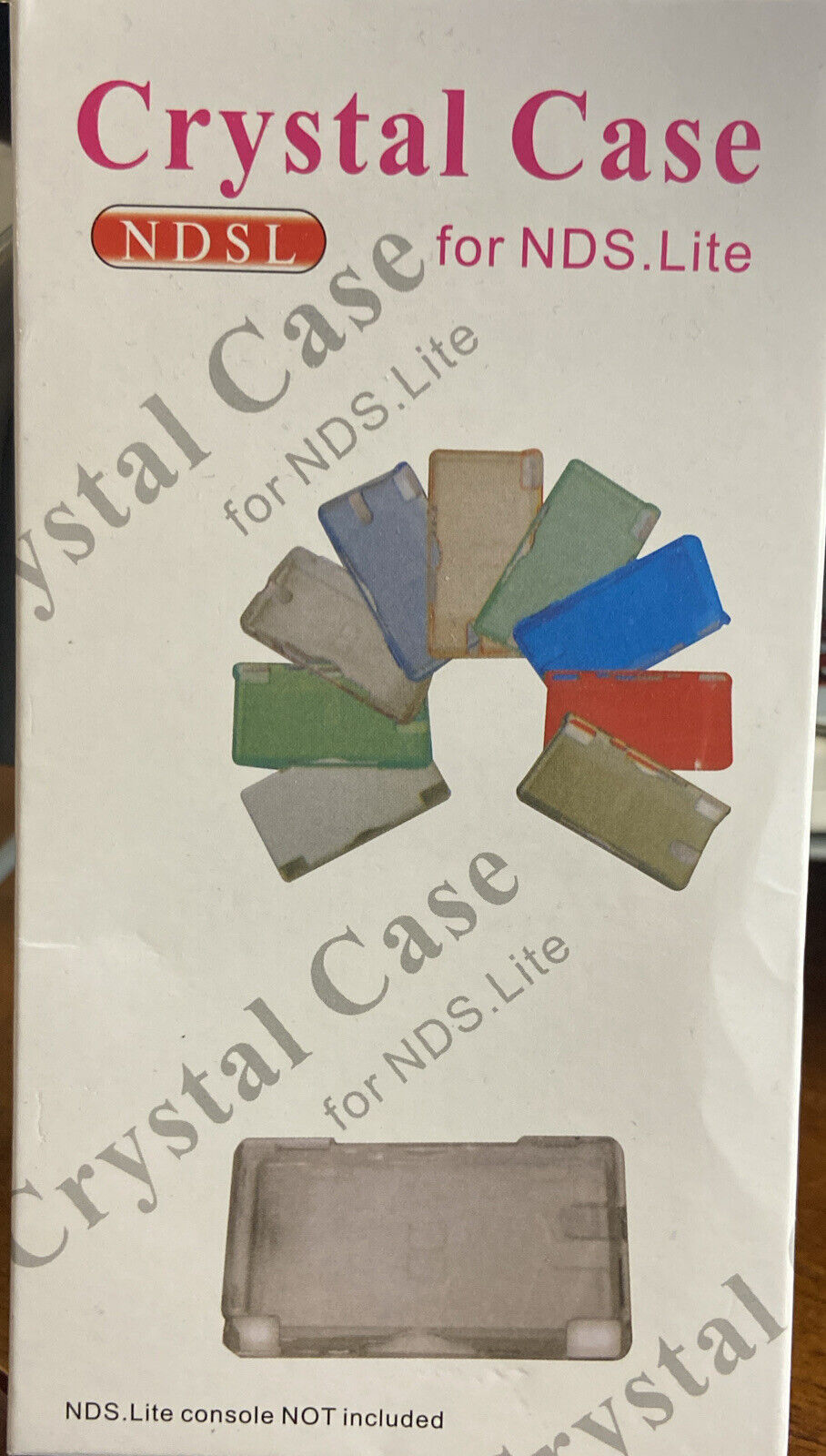 CRYSTAL CASE For NINTENDO DS LITE NEW!