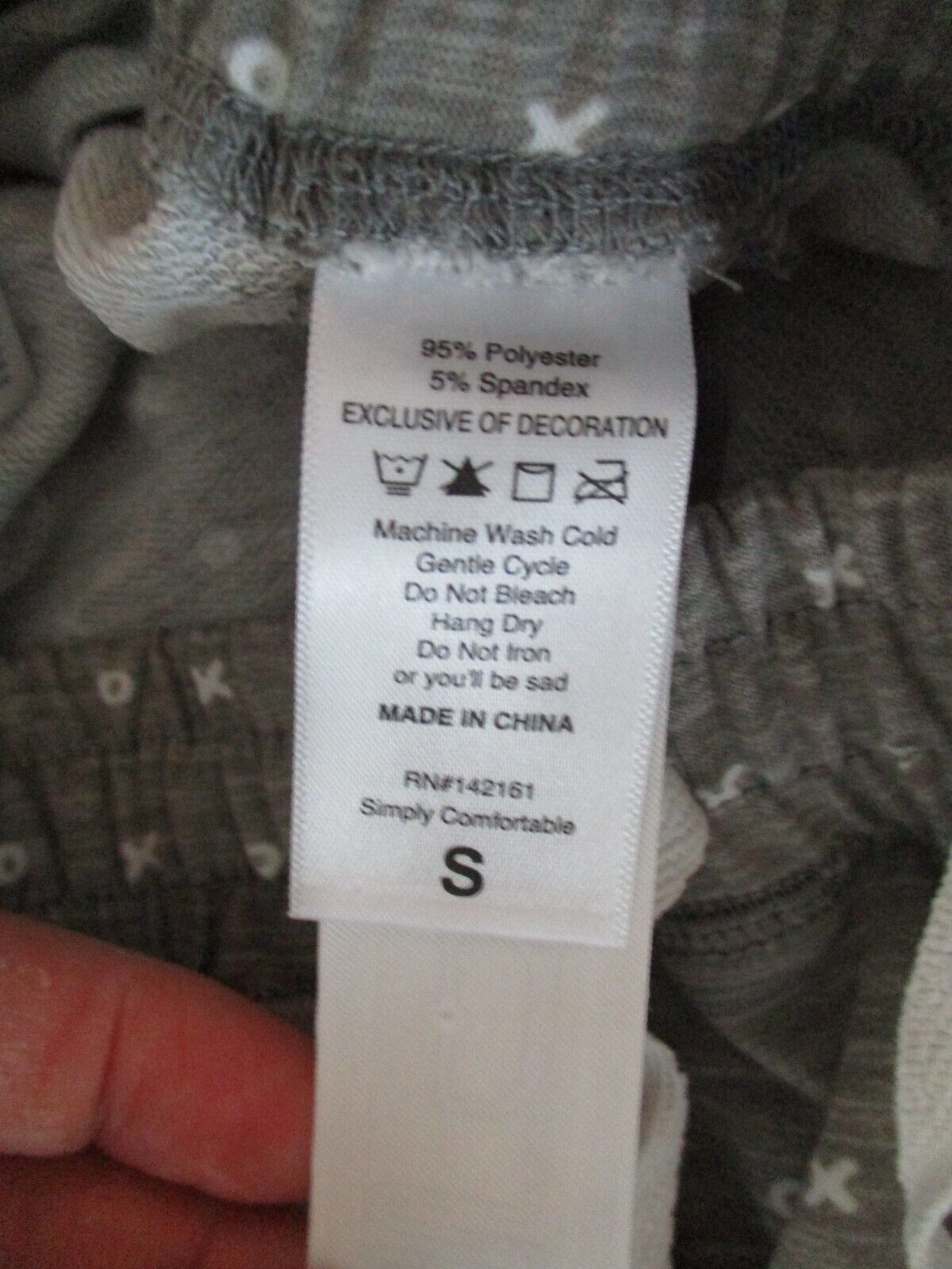 LuLaRoe NWT Jax Small Heathered Gray with White XO Joggers Sweatpants