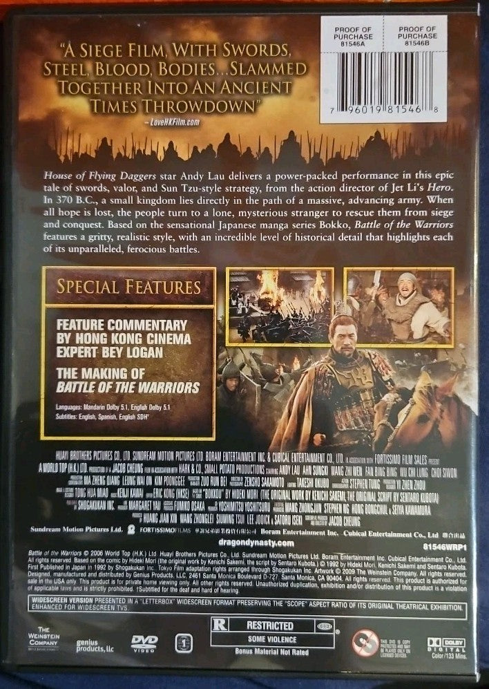 The Battle of the Warriors [Widescreen] [O-Sleeve] (DVD, 2006)