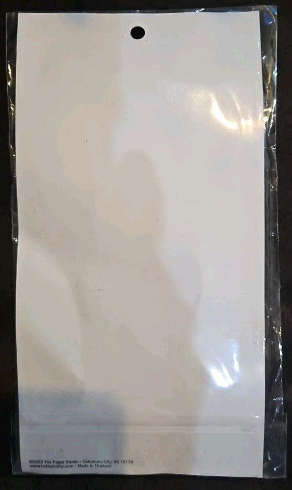 The paper studio La petites Red Flowers  8pc