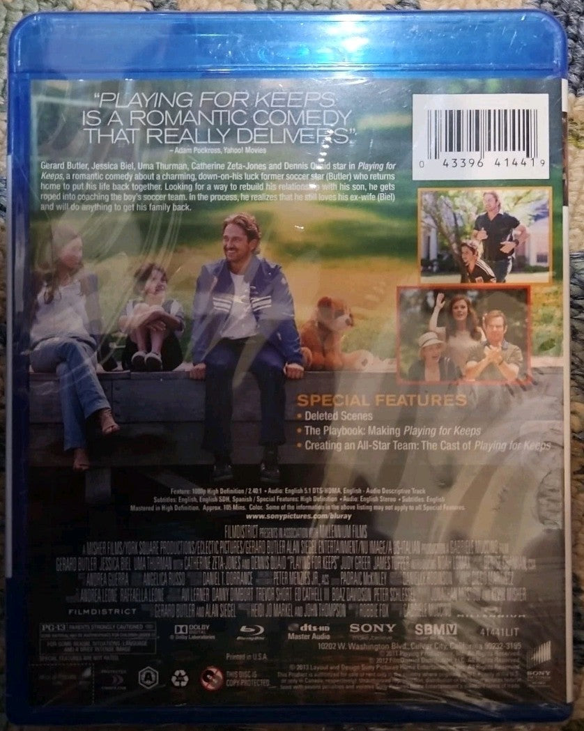 Playing for Keeps (Blu-ray) No Digital Download. New Sealed
