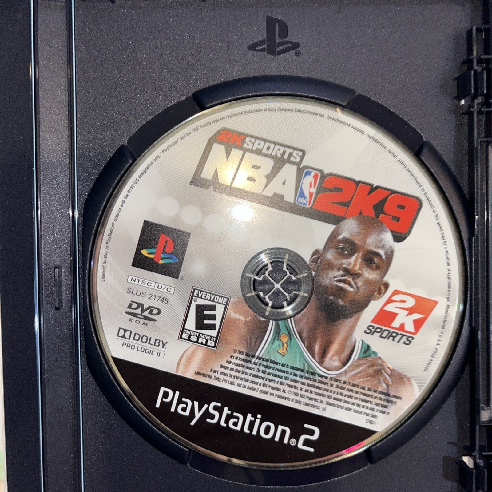 NBA 2K9 (PS2) Original Case + Manual + Tested Disc