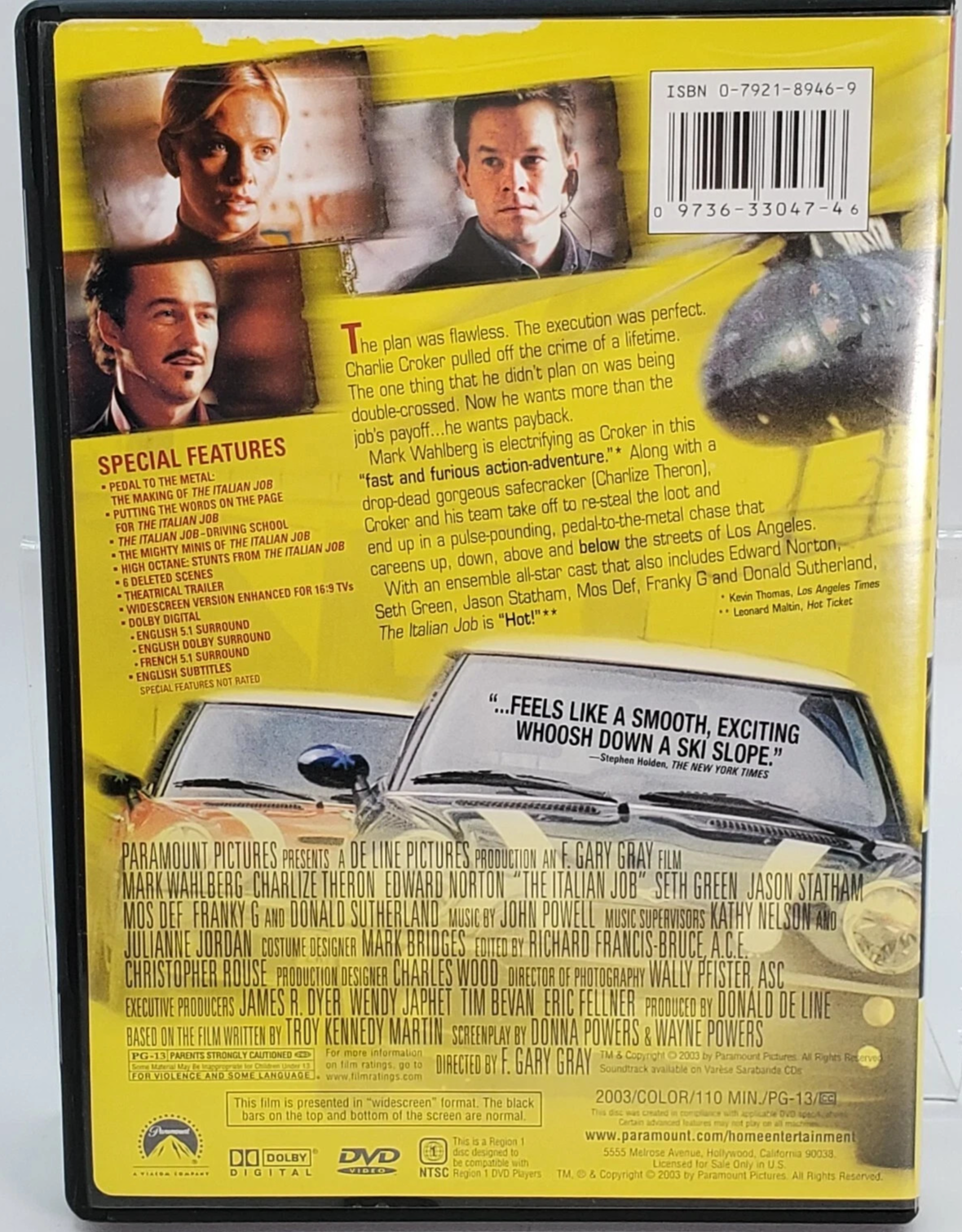 The Italian Job (DVD) Tested. New Case