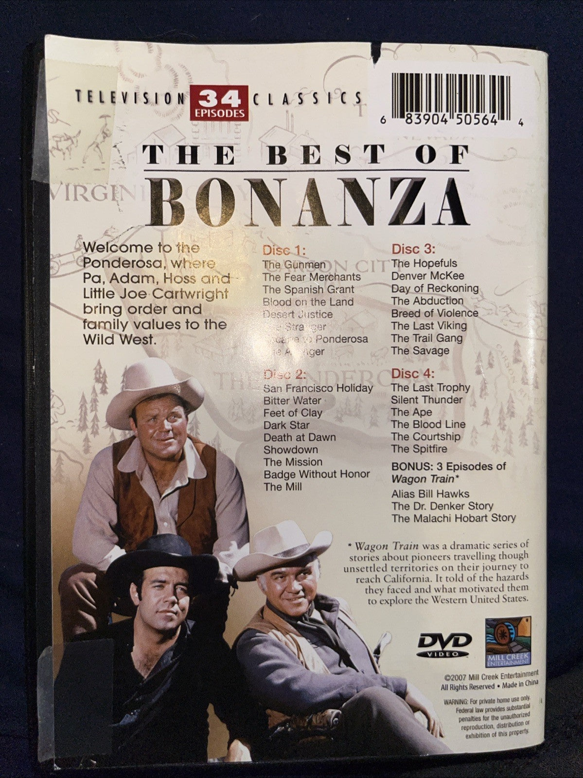 The Best of Bonanza (DVD, 2007)