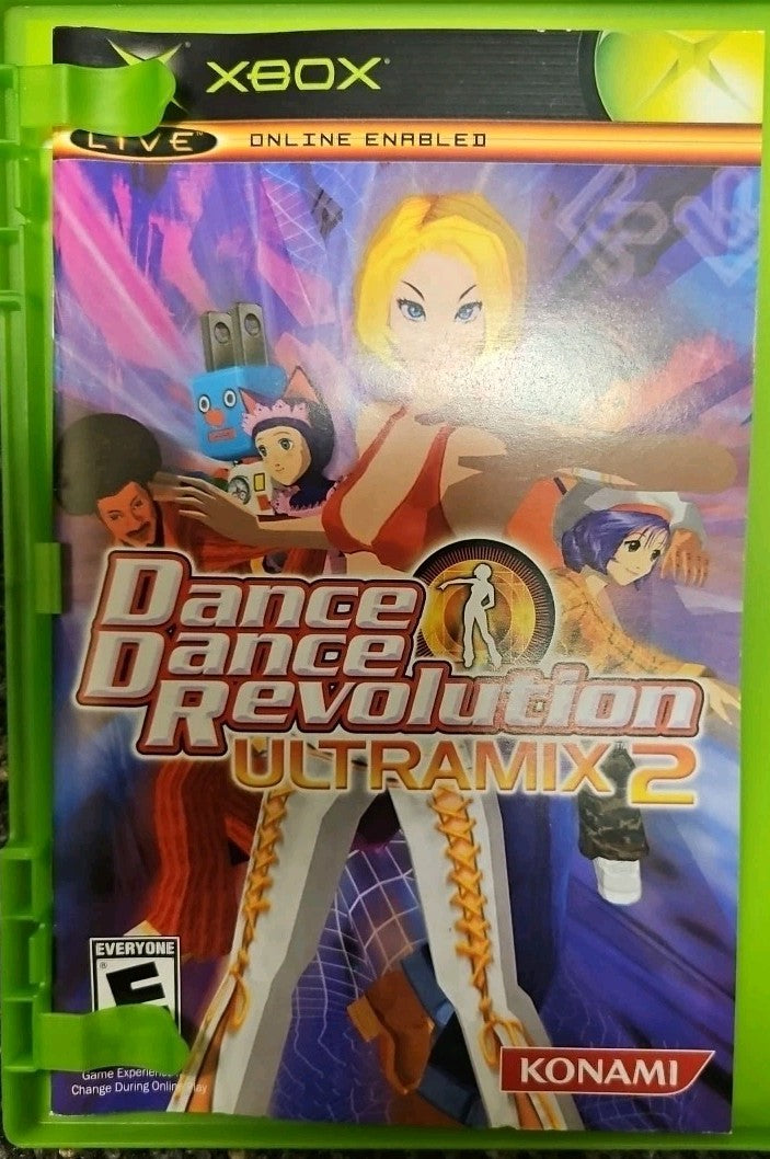 Dance Dance Revolution Ultramix 2 (Xbox) Tested. No Scratches. New Case