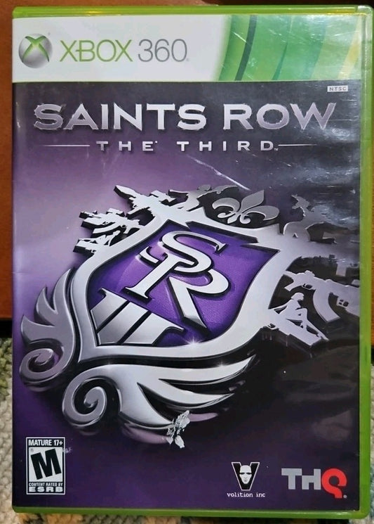 Saints Row: The Third - Microsoft Xbox 360. Tested. No Scratches. New Case 