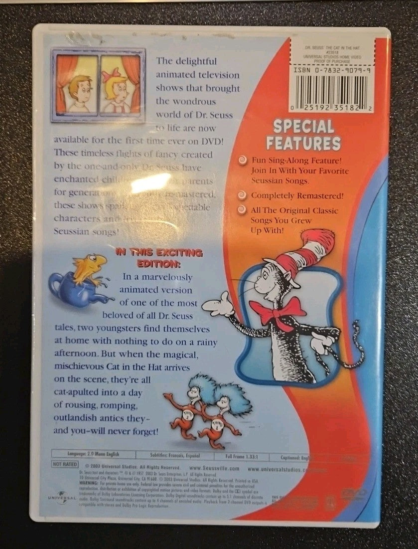 Dr. Seuss - The Cat in the Hat (DVD, 2003)