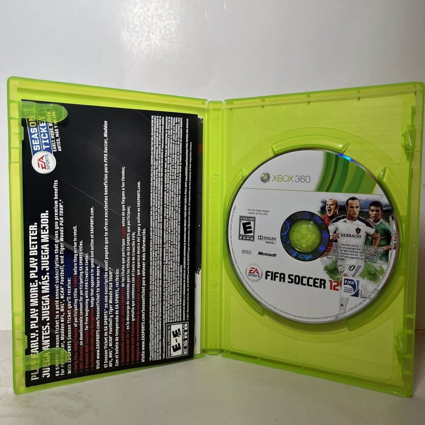 FIFA Soccer 12 (Microsoft Xbox 360, 2011)