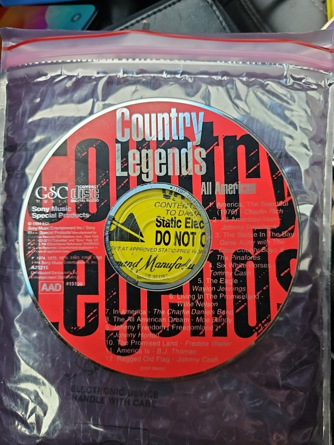 Country Legends 36 All Time Favorites 3 CD Set Honky Tonker American Working Man