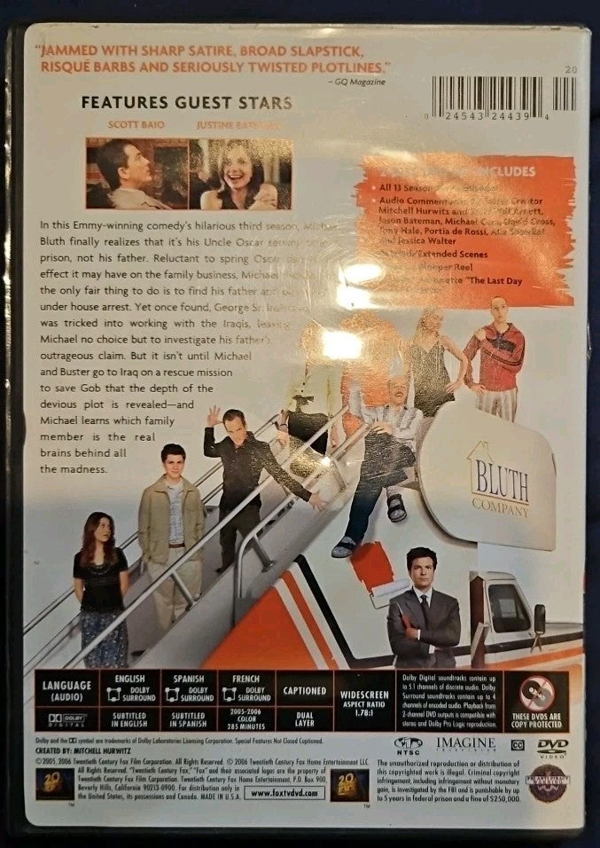 Arrested Development: Season Three (DVD) New Sealed