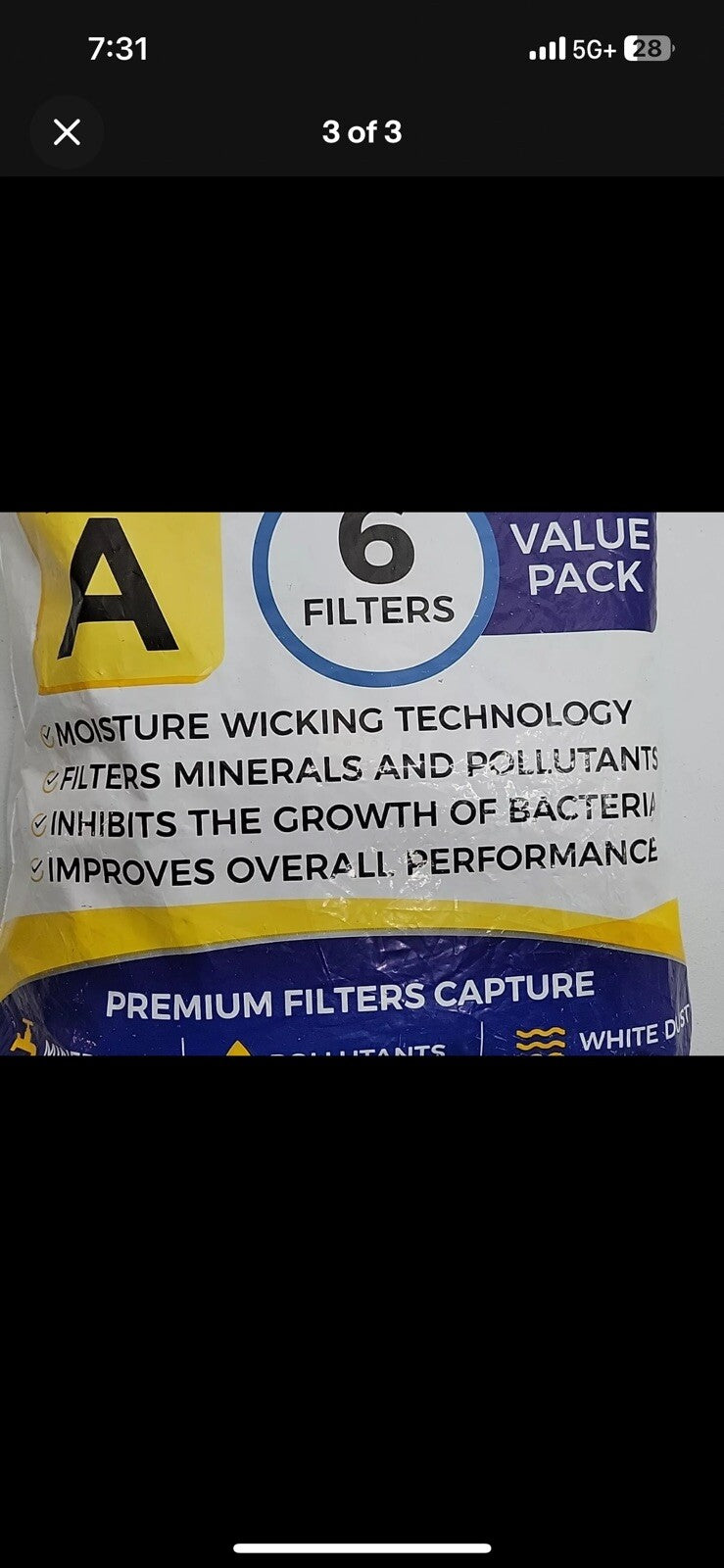 Sealed Pack of 6 - VEVA 6 Pack Premium Humidifier Filters A NIB