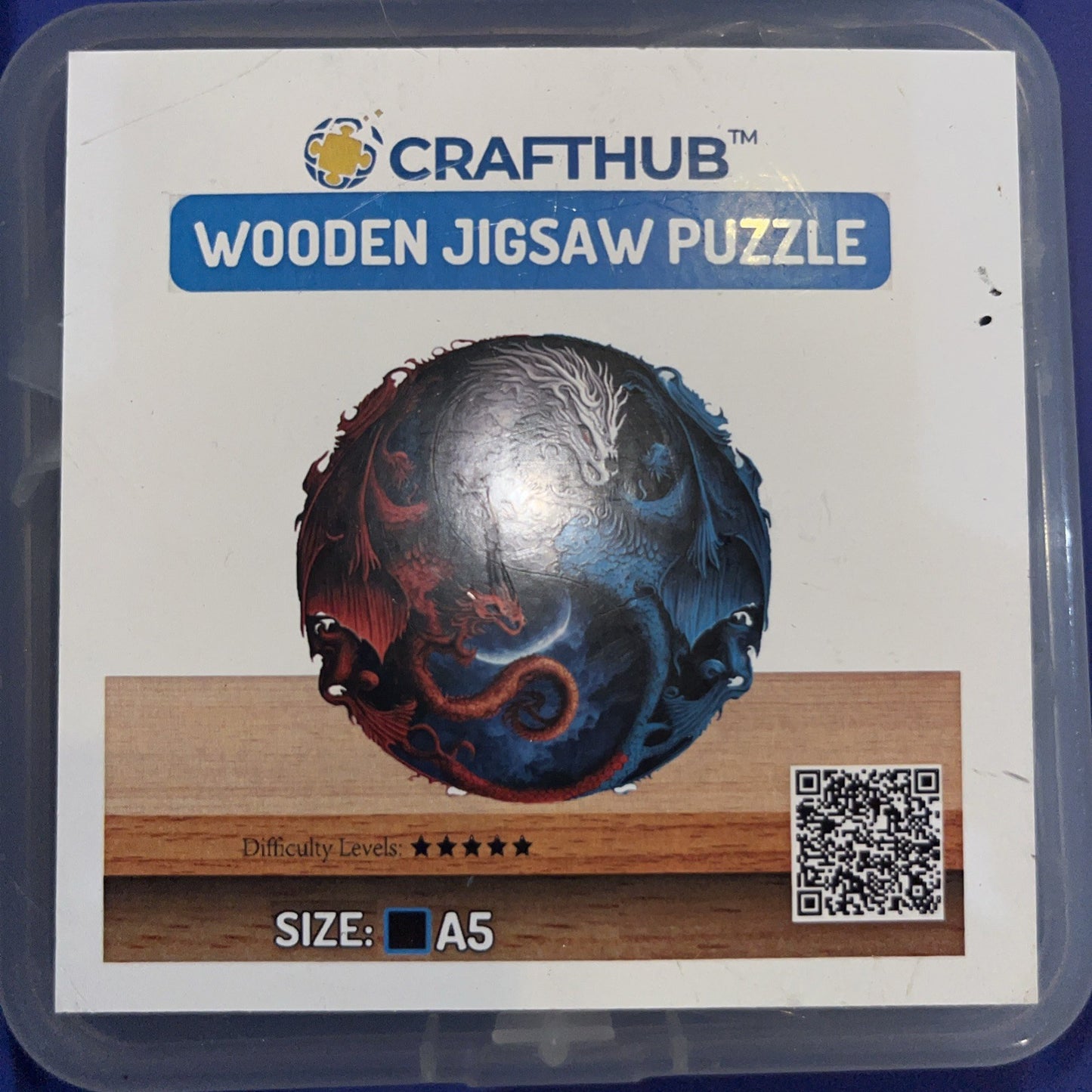 Crafting Wooden Jigsaw Puzzle Dragon