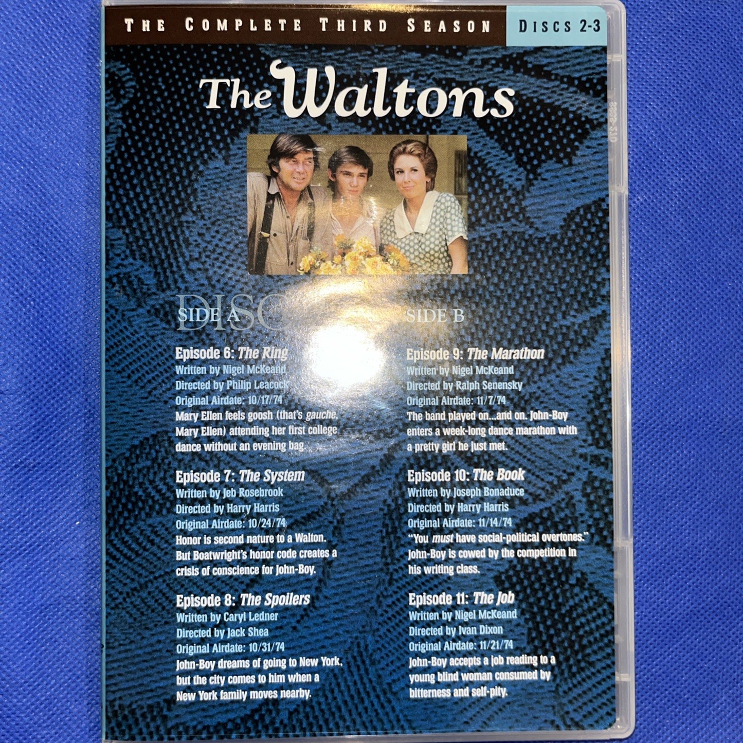 Waltons: Season 3 (DVD) Tested. Missing Disc 4