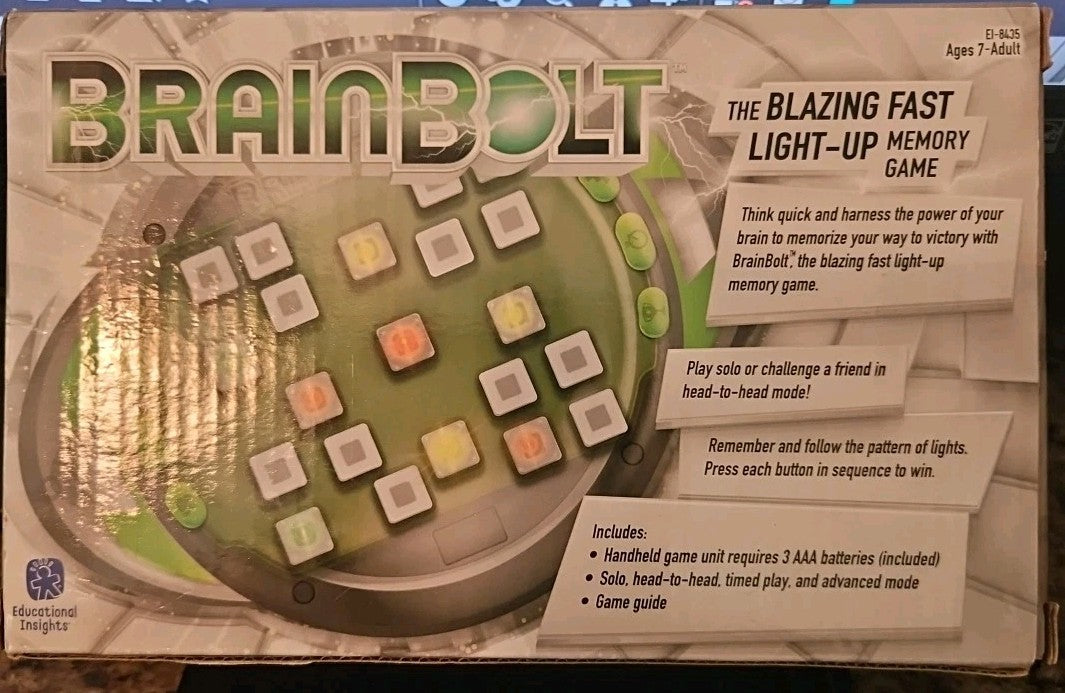 Educational Insights Brainbolt - Brain Teaser Memory Game