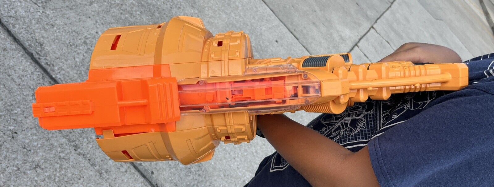 Nerf Doomlands 2169 The Judge Gun Blaster Holds 30 Darts Tested Working