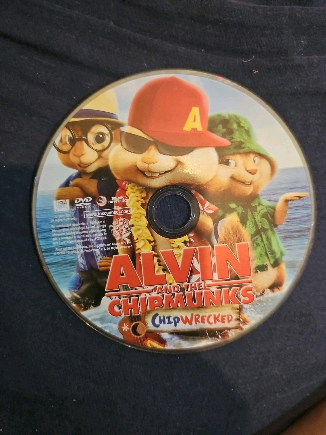 Alvin & the Chipmunks  Chipwrecked (DVD)  Disc Only