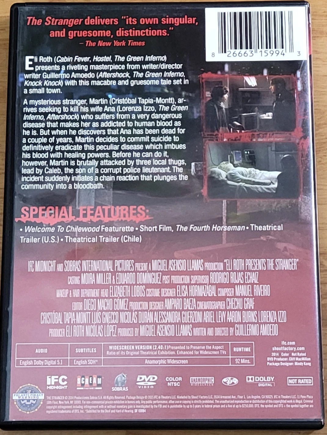 The Stranger (DVD, 2015) New