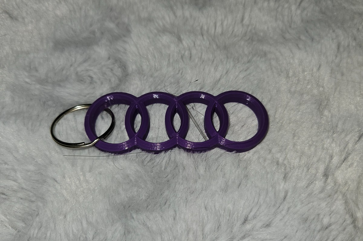 Audi Inspired 3D Printed Key Chains - Choose