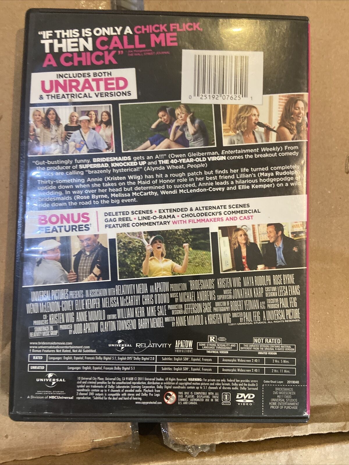 Bridesmaids (DVD, 2011)