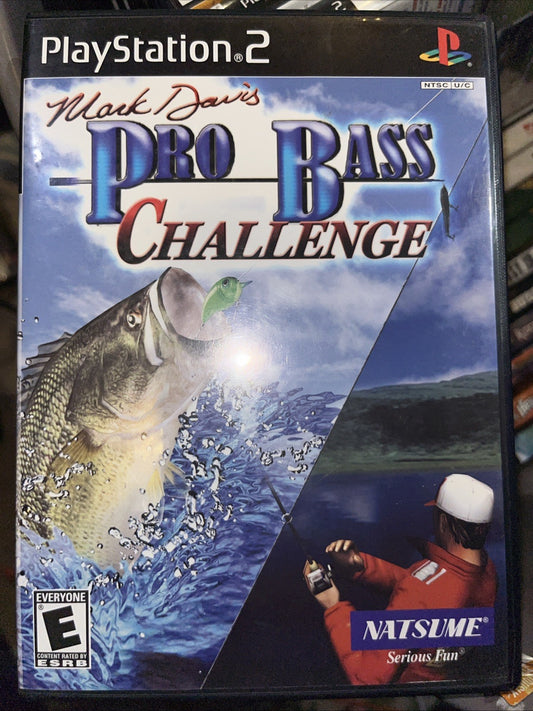 Mark Davis Pro Bass Challenge (Sony PlayStation 2, 2003) Tested. No Manual.