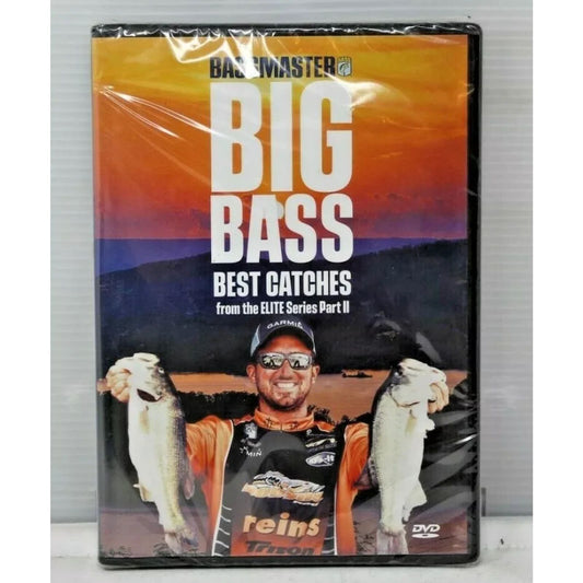 Bassmaster Big Bass Best Catches from the Elite Serices Part II (DVD) Brand New
