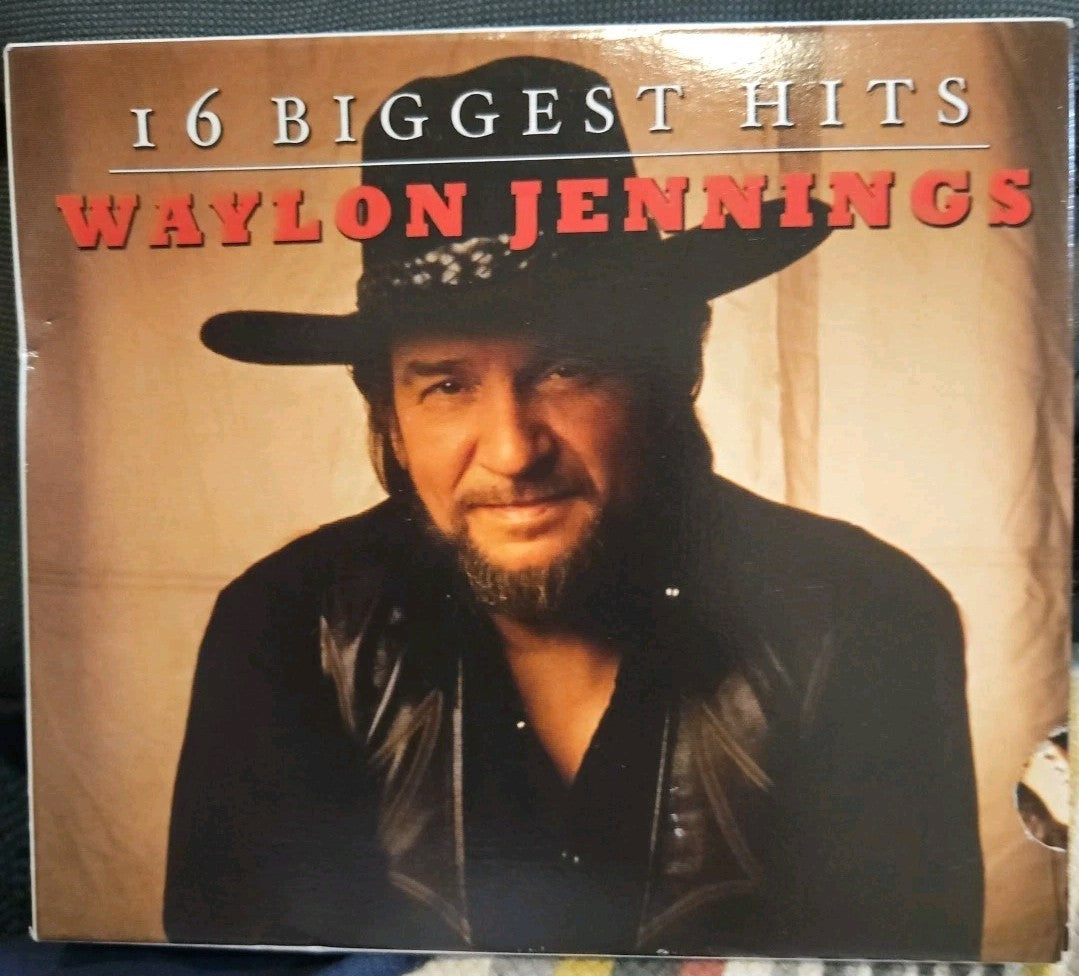 16 Biggest Hits by Waylon Jennings (CD, 2009) Tested. No Scratches