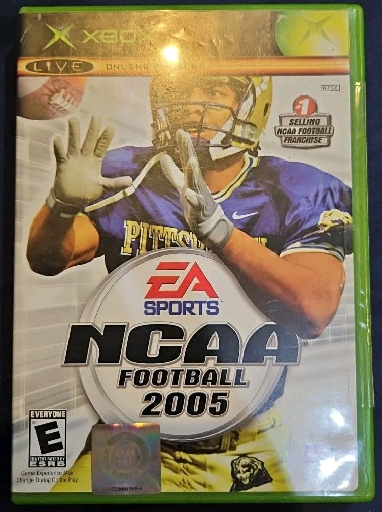 NCAA Football 2005 (Microsoft Xbox, 2004) Tested. No Scratches. New Case