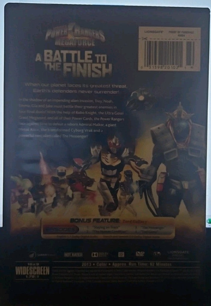 Power Rangers Megaforce a Battle to the Finish (DVD)
