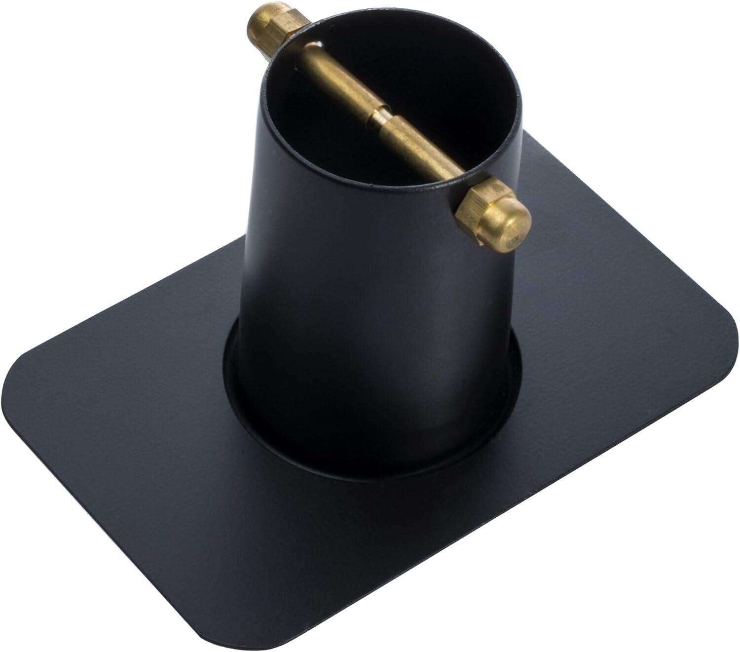 Monarch Rain Chains 20042 Black Aluminum Powder Coated Gutter Adapter for Chain