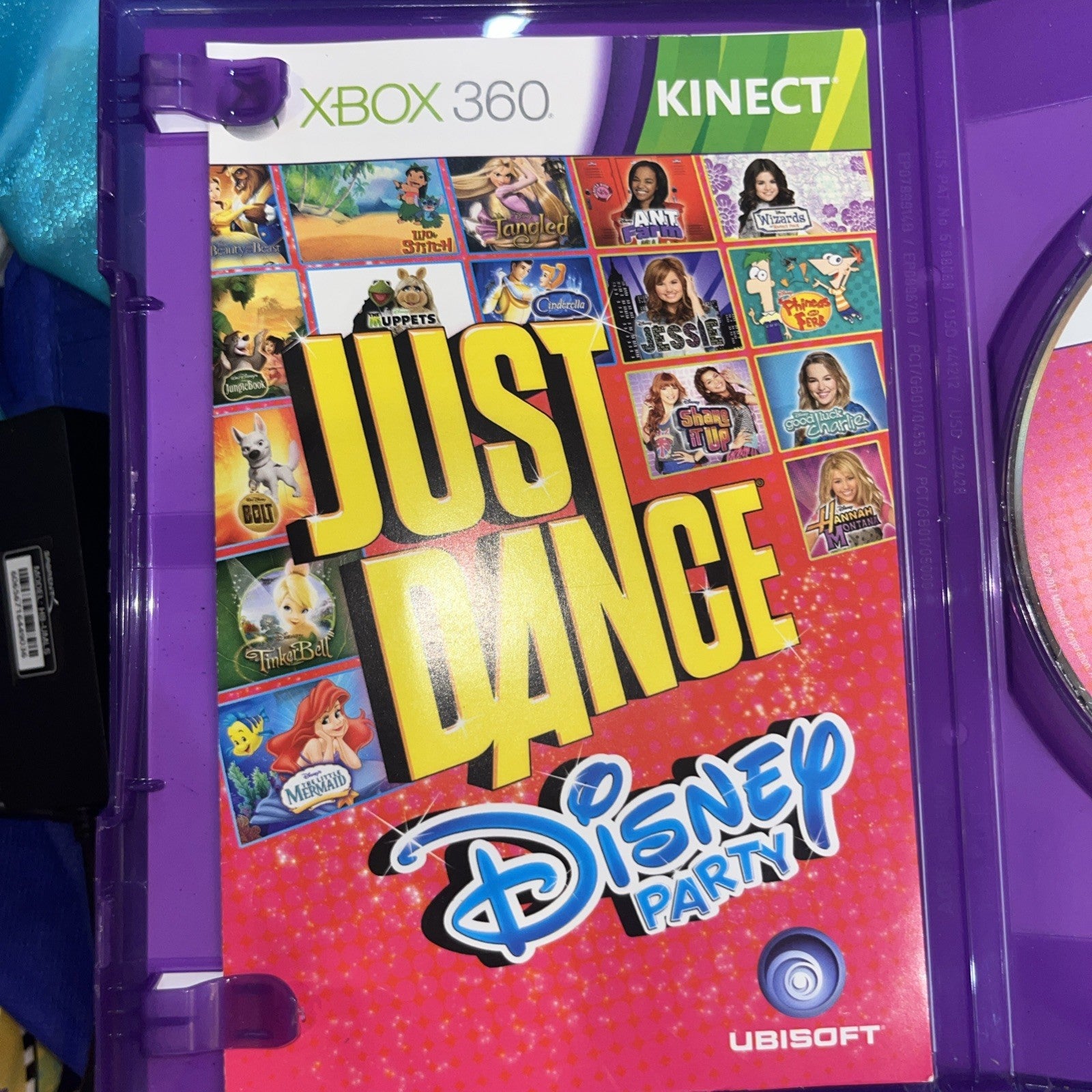 Just Dance: Disney Party (Microsoft Xbox 360, 2012) CIB Manual Tested New Case