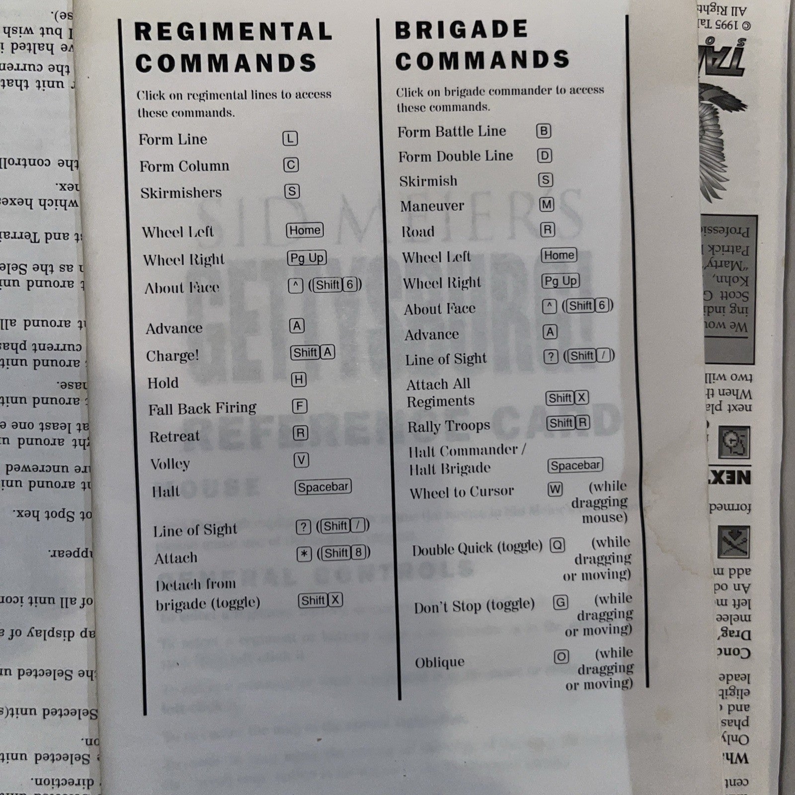 Battleground 2: Gettysburg (PC, 1995) CIB