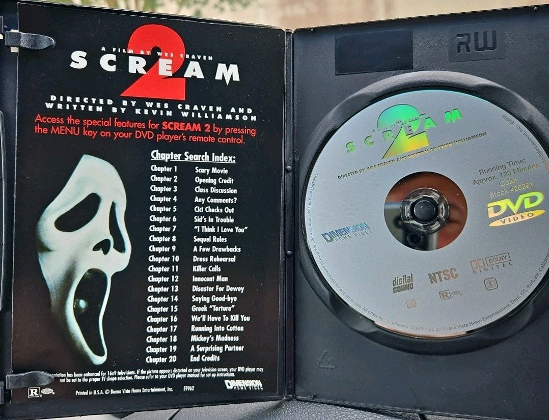 Scream 2 (DVD, 2001, Dimension Collectors Series)