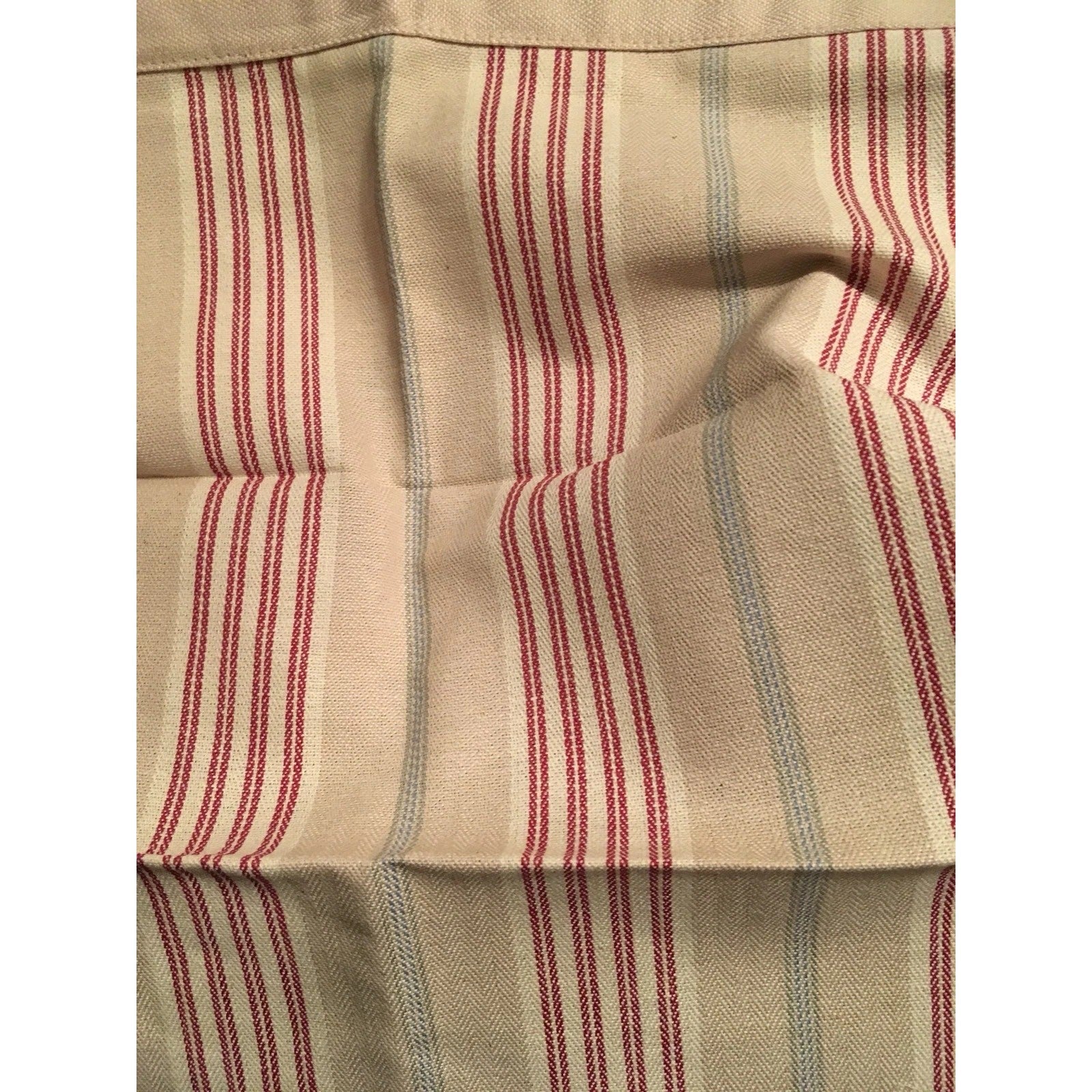 Longaberger Mini Basket with New Back Porch Awning Stripe Liner
