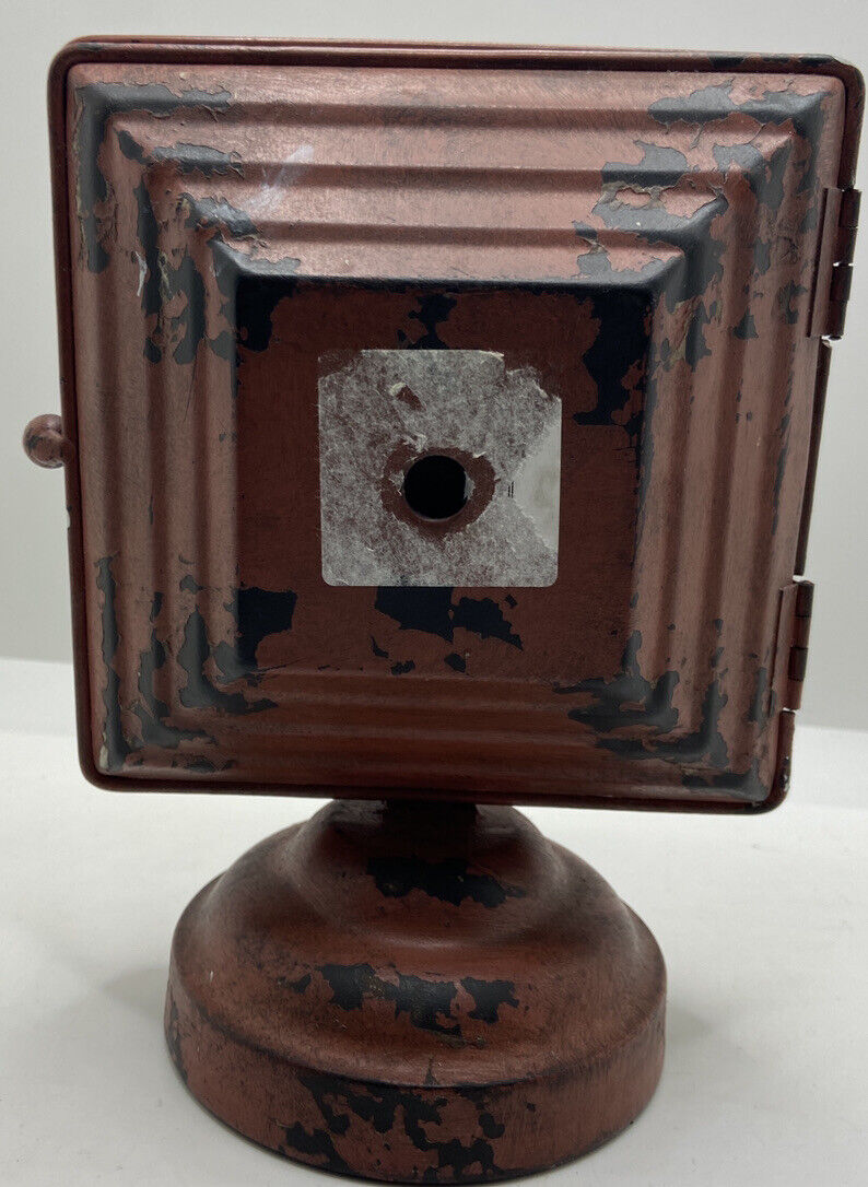 Imax Paris Metal Clock - Rustic Subdued Style 7.5 " Tall