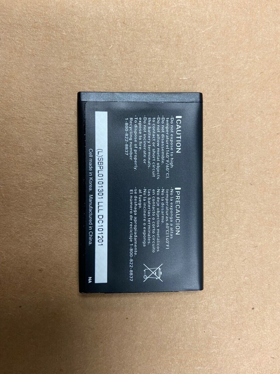 LG 101 - Black (Virgin Mobile) Cellular Phone