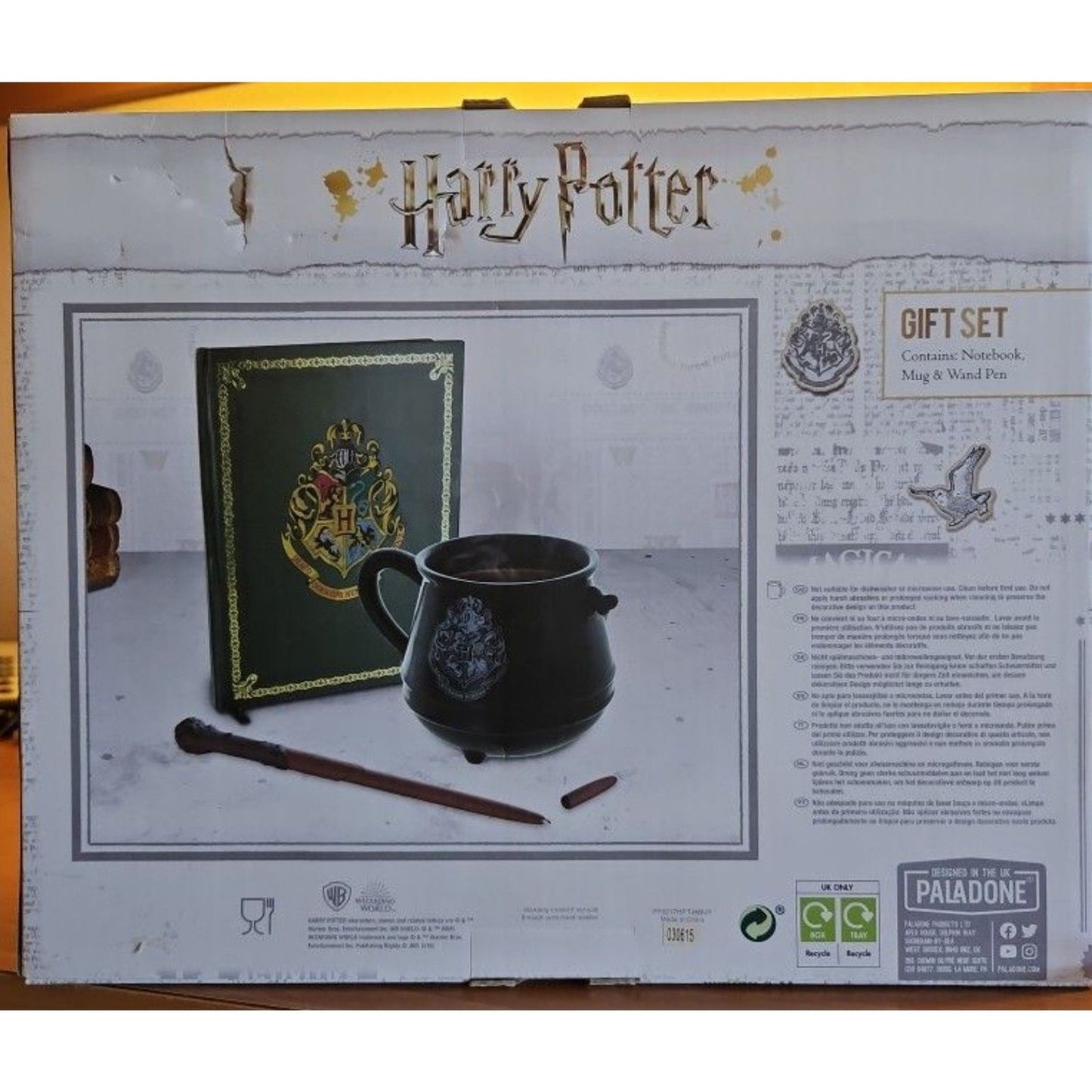 Harry Potter Gift Set 1: Notebook, Mug and Wand - Open Box