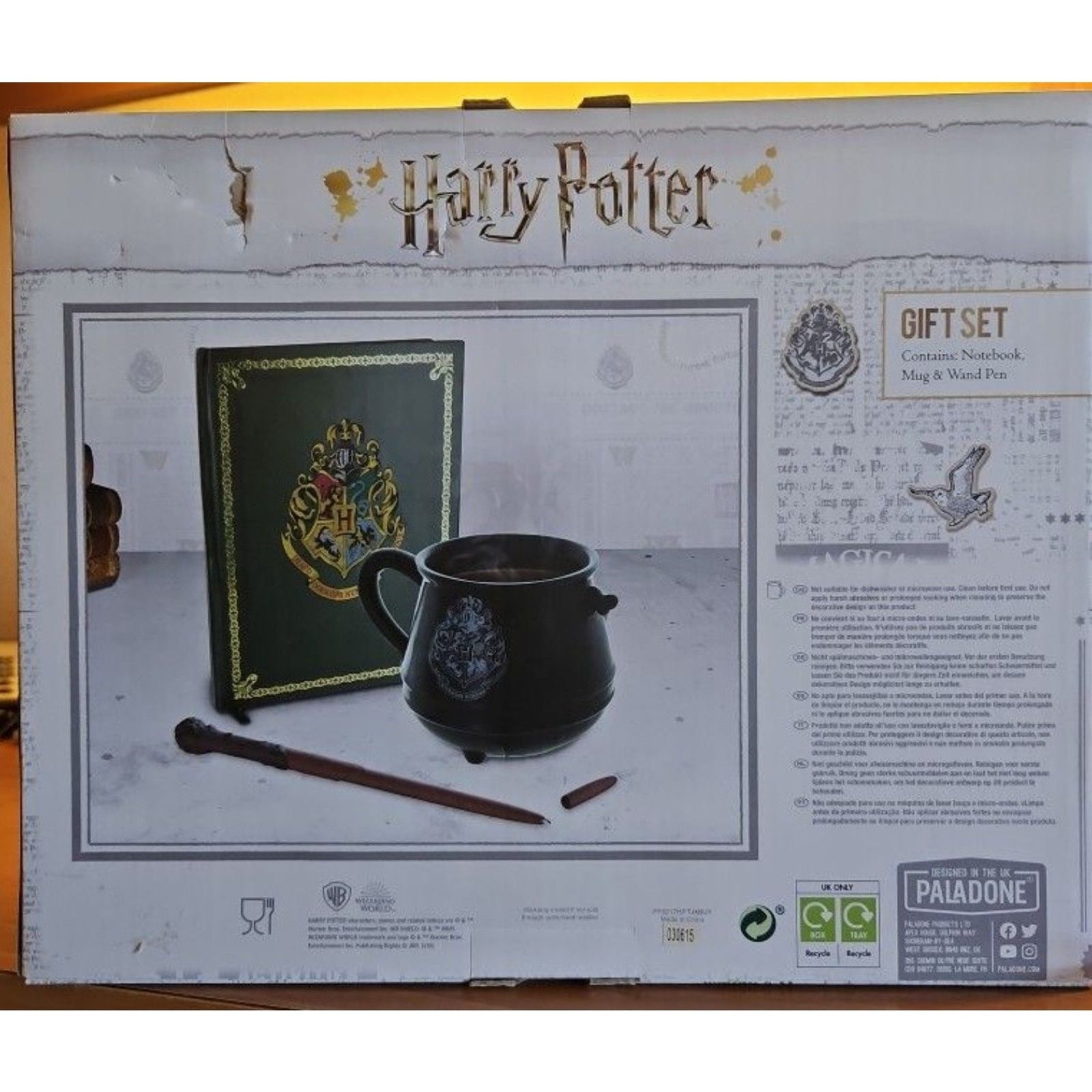 Harry Potter Gift Set 1: Notebook, Mug and Wand - Open Box