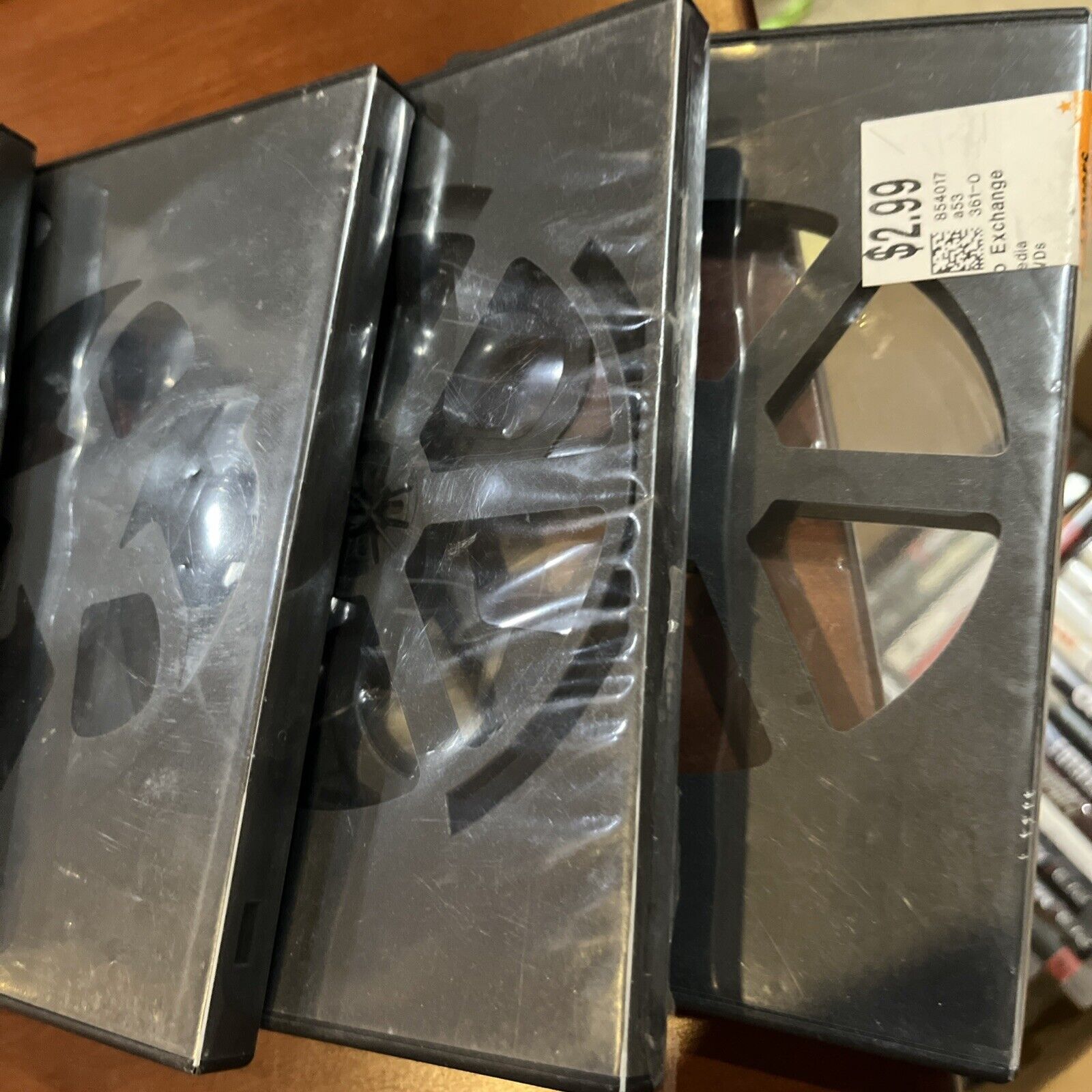 64 - Used DVD Cases. Undamaged