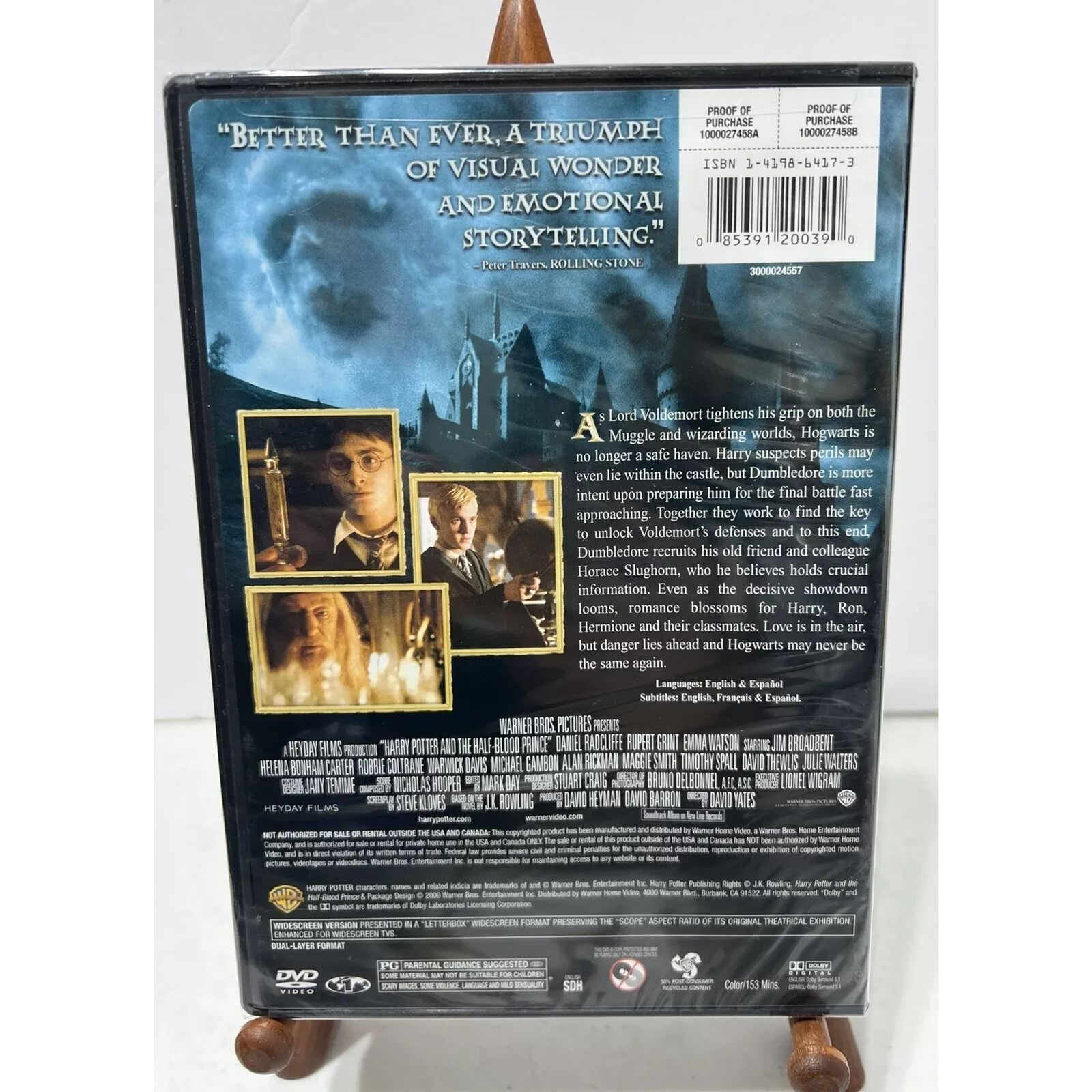 Harry Potter and the Half-Blood Prince (DVD) Brand New