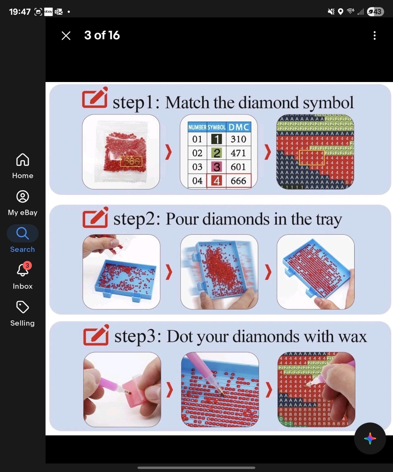 Blue Lagoon 5D Diamond Art 40cm X 30cm