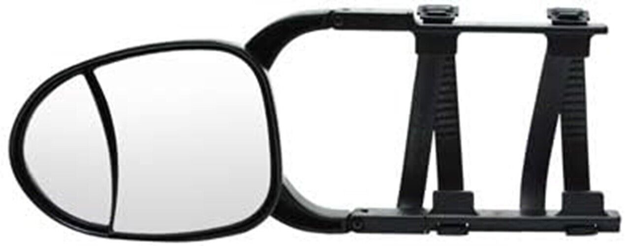 Universal fit Heavy Duty Clip on towing mirrors W/ Convex Mirrors Set of 2 NEW