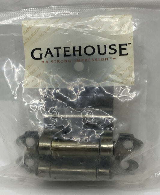 GATE HOUSE DOUBLE ACTING SPRING 3” HINGEs Satin Nickel- 0353100